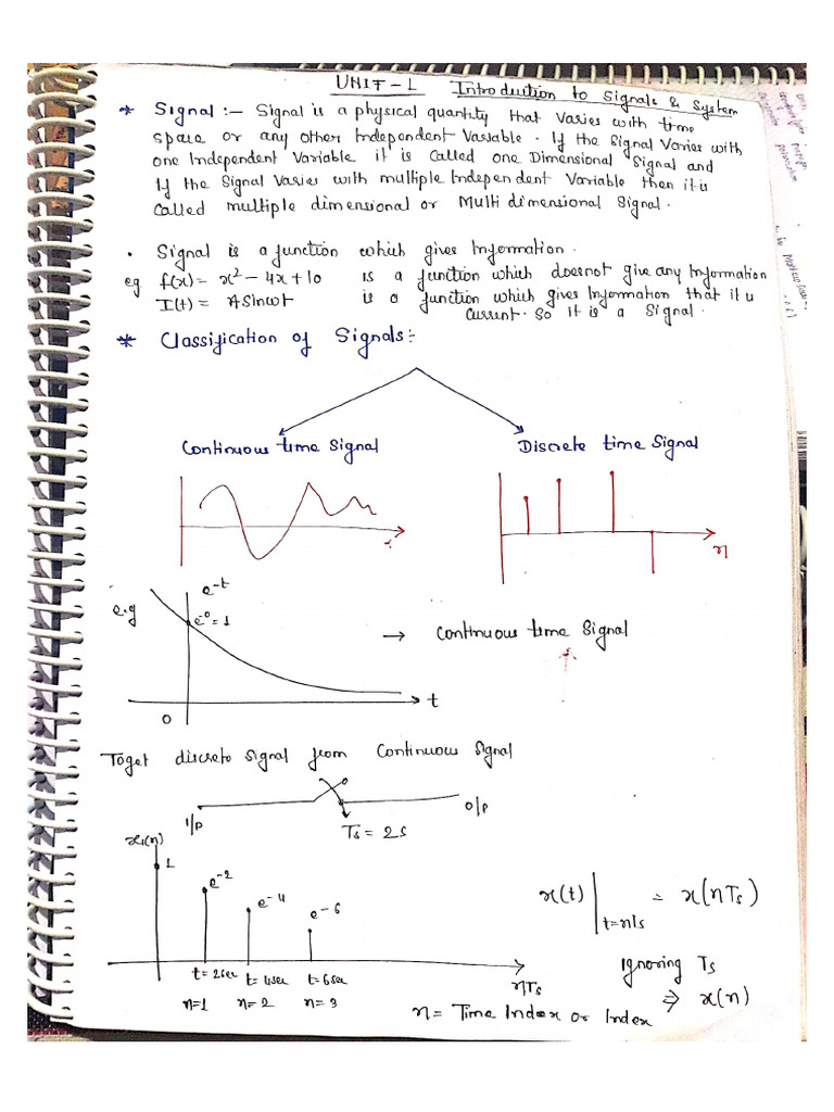 Signal - 1 - Signal & System | PDF