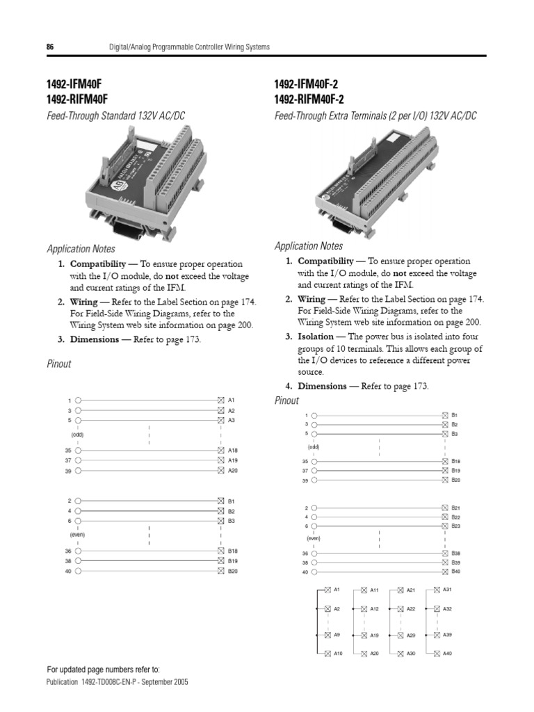 1492-IFM40F Wiring Guide | PDF | Electrical Engineering | Electricity