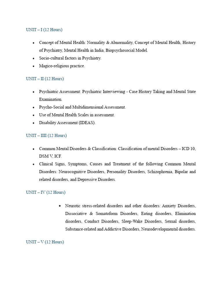 Comprehensive Guide to Mental Health | PDF | Mental Disorder | Mental ...