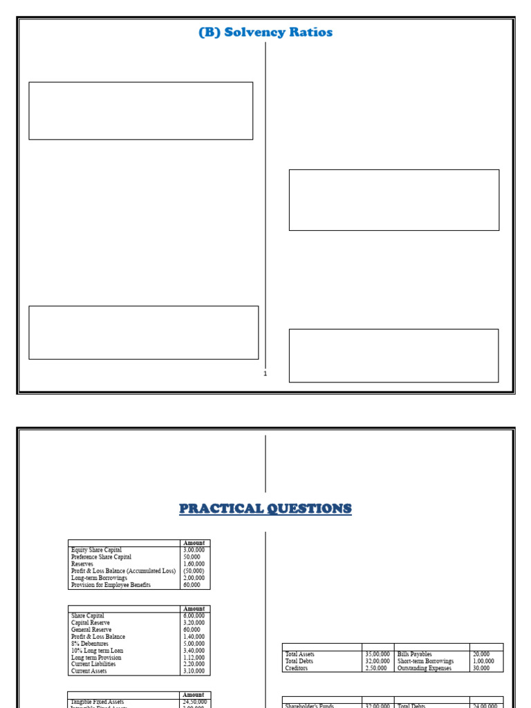 Day 24 Ratio Analysis Part 2 | PDF | Equity (Finance) | Debt