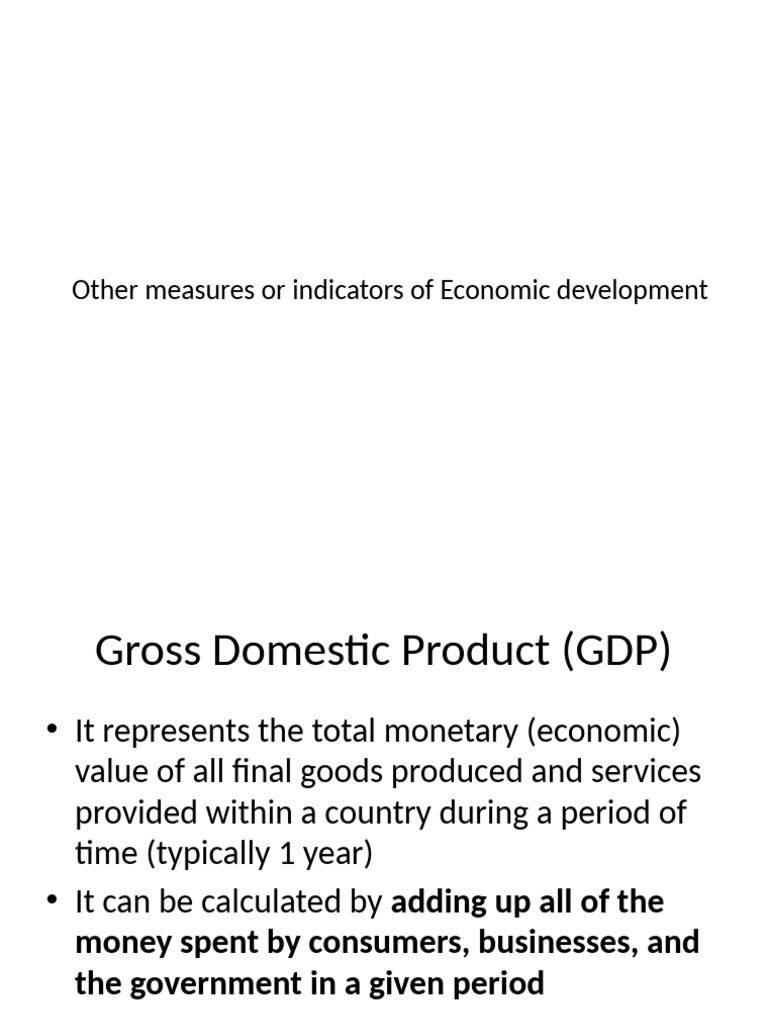 MfD212-Lecture Notes 2 | PDF | Gross Domestic Product | Economies