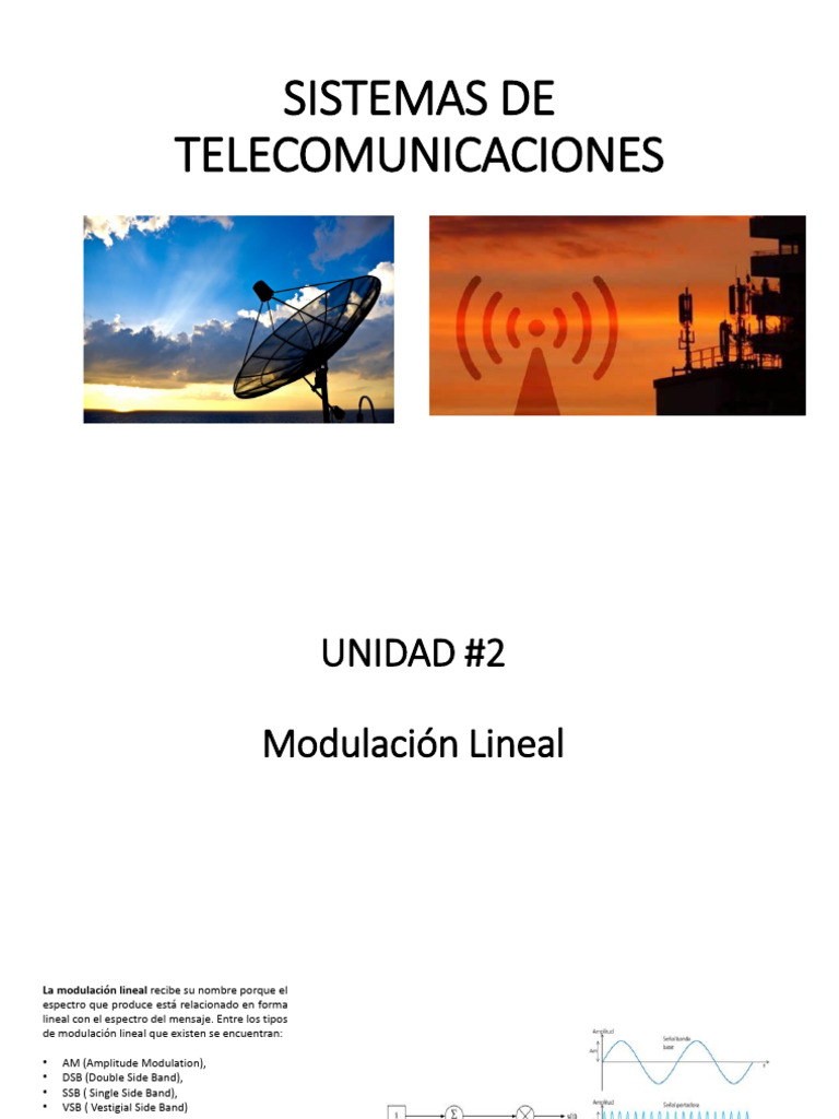 Sistemas de Telecomunicaciones 2 Parte1 | PDF | Modulación | Ingenieria ...