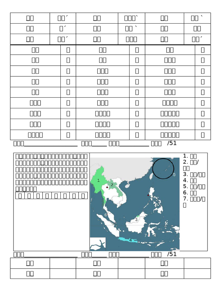 NUSC聽寫6 | PDF