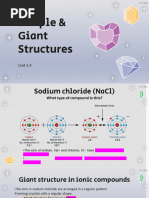 Simple vs. Giant Structures in Chemistry | PDF | Chemical Compounds ...