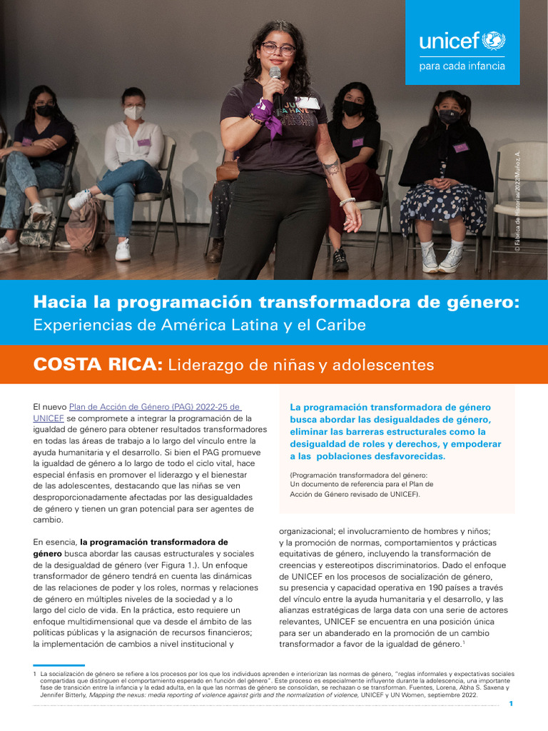 COSTA RICA EXPERIENCIA UNICEF ESP VF 2024.09.10 PDF | PDF | Unicef ...