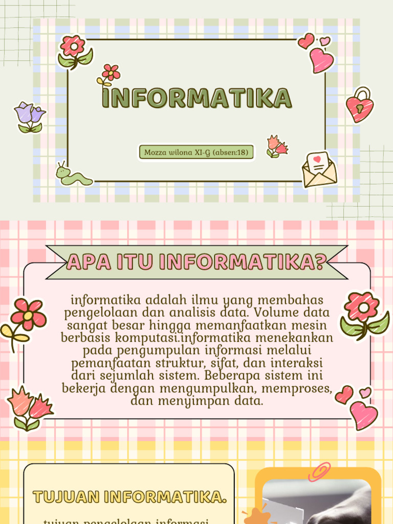 Pengertian dan Manfaat Informatika | PDF