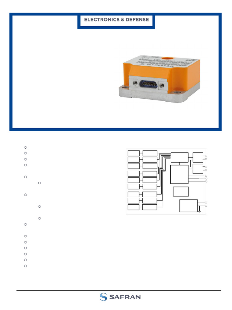 Datasheet Safran Data Systems Stim 3 Axis Tactical Grade Mems Inertial ...