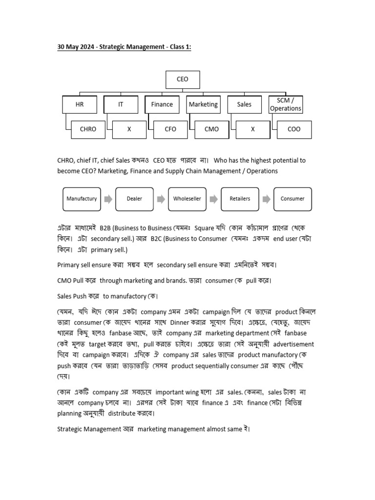 Class Note 01 | PDF