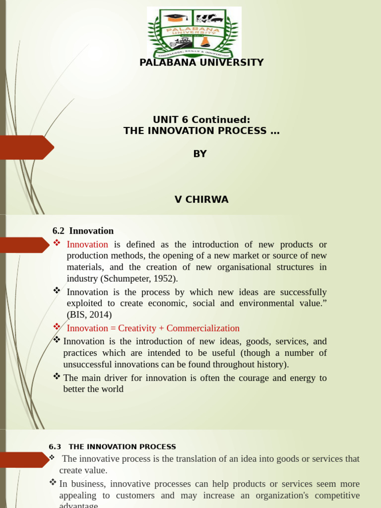 5.1 The Innovation Process | PDF | Innovation | Disruptive Innovation