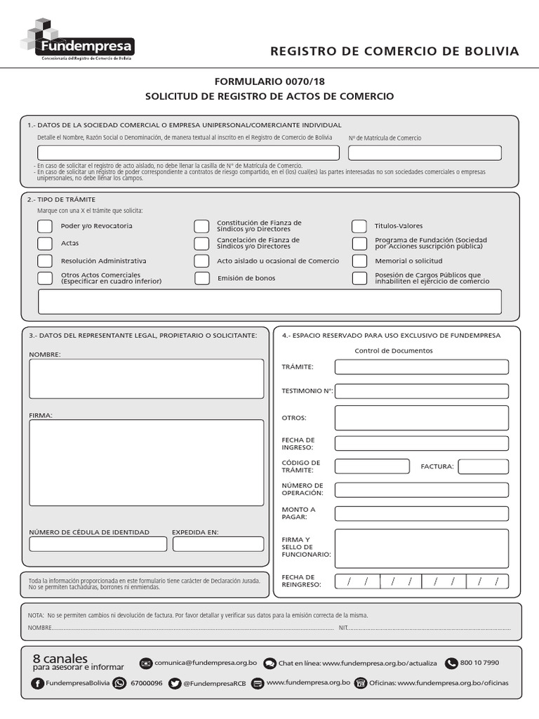 150 - Formulario 0070 52021 | PDF | Documento de identidad