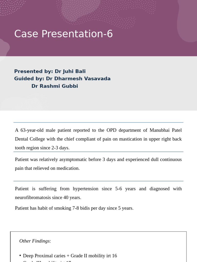 Case Presentation-6 | PDF | Neoplasms | Periodontology