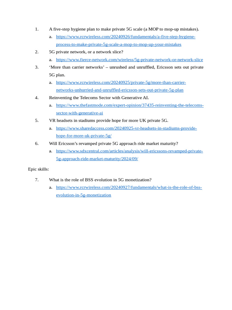 Five Steps for Private 5G Success | PDF | Business | Computers