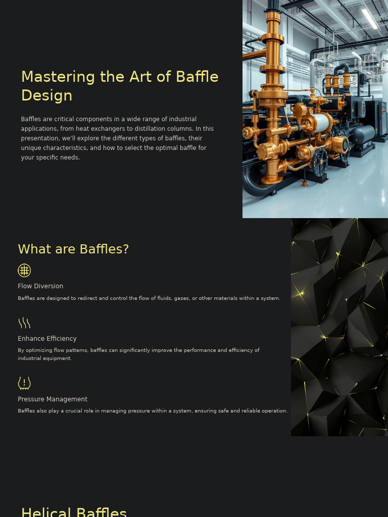 Mastering The Art of Baffle Design | PDF | Heat Exchanger | Chemical ...