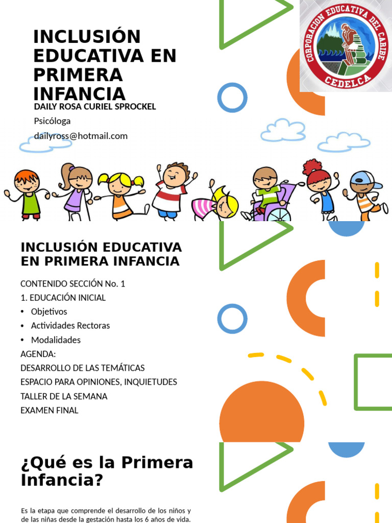 Inclusión Educativa en Primera Infancia | PDF | Educación de la primera ...