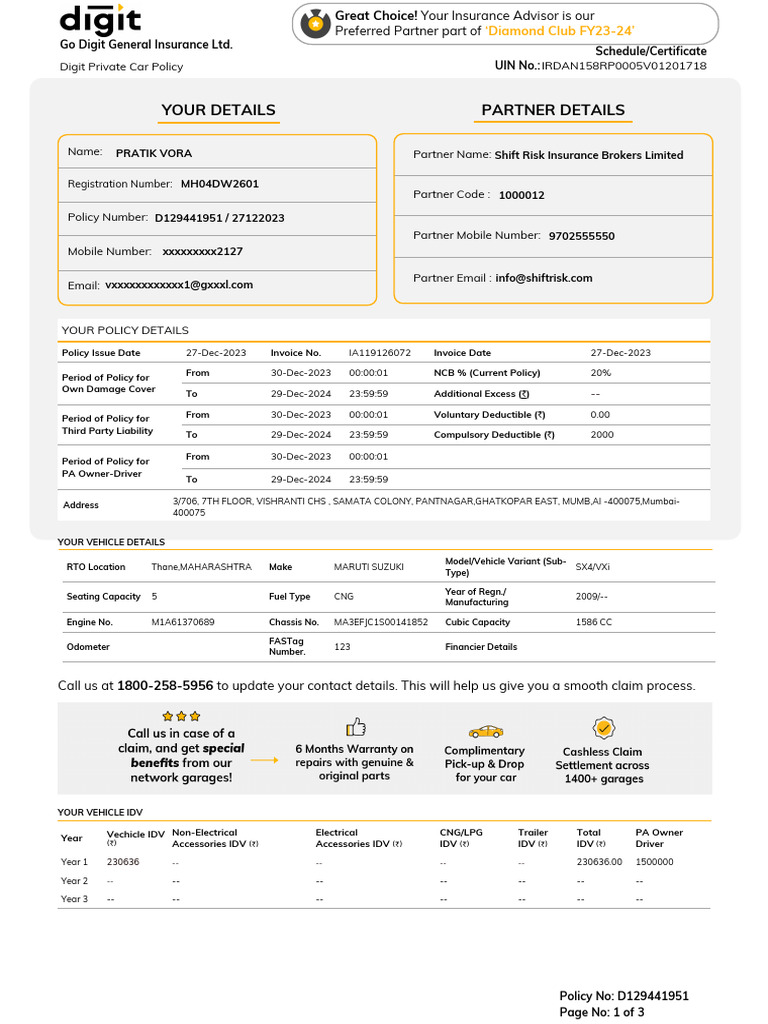 Car Insurance | PDF | Insurance | Business Law