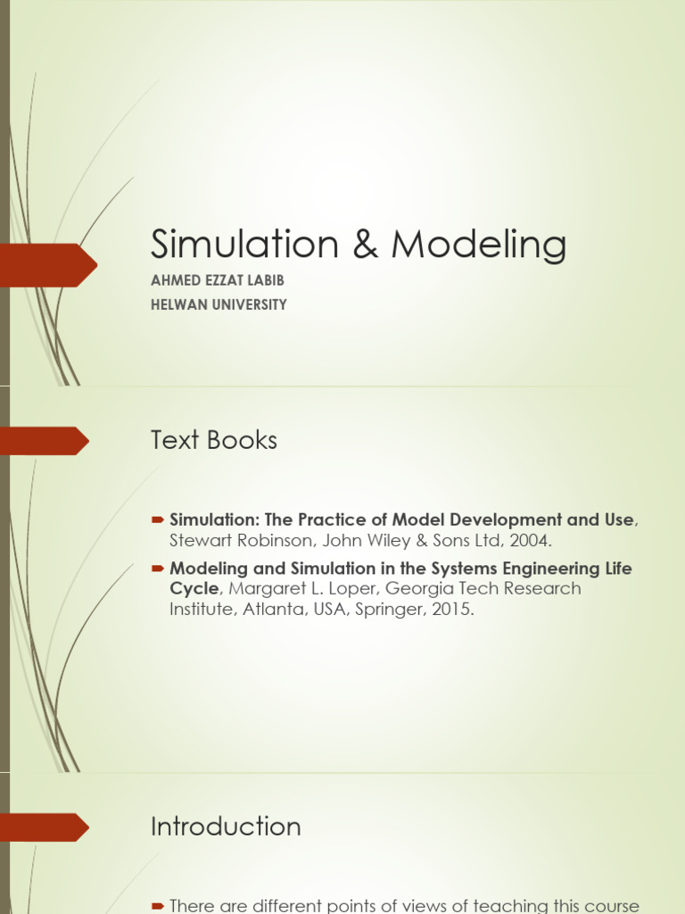 L1 - 2023 | PDF | Conceptual Model | Simulation
