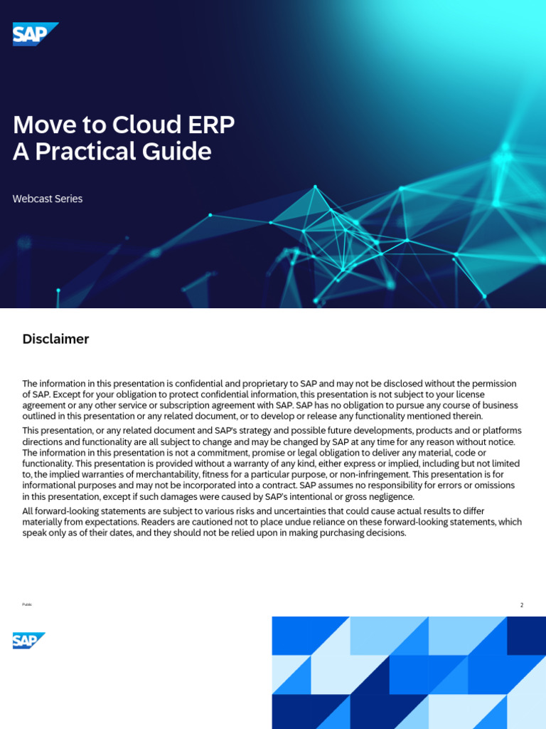 Move - To - Cloud - ERP - Challenge Your Business Processes | PDF ...