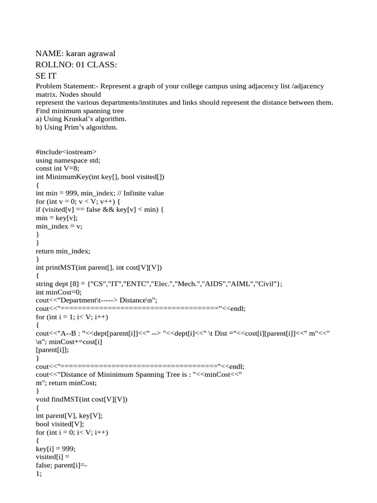 Dsa 7 | PDF | Technology & Engineering