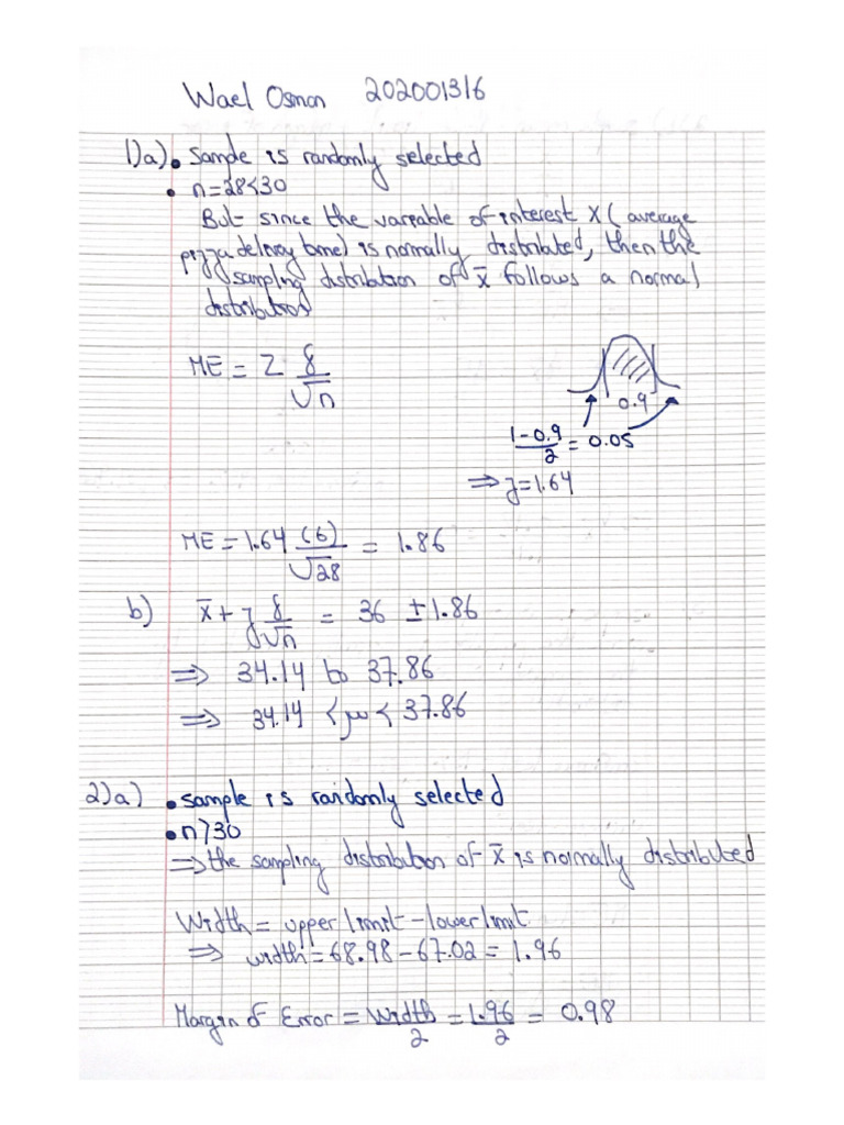 Assignment 2 Statistics Final | PDF