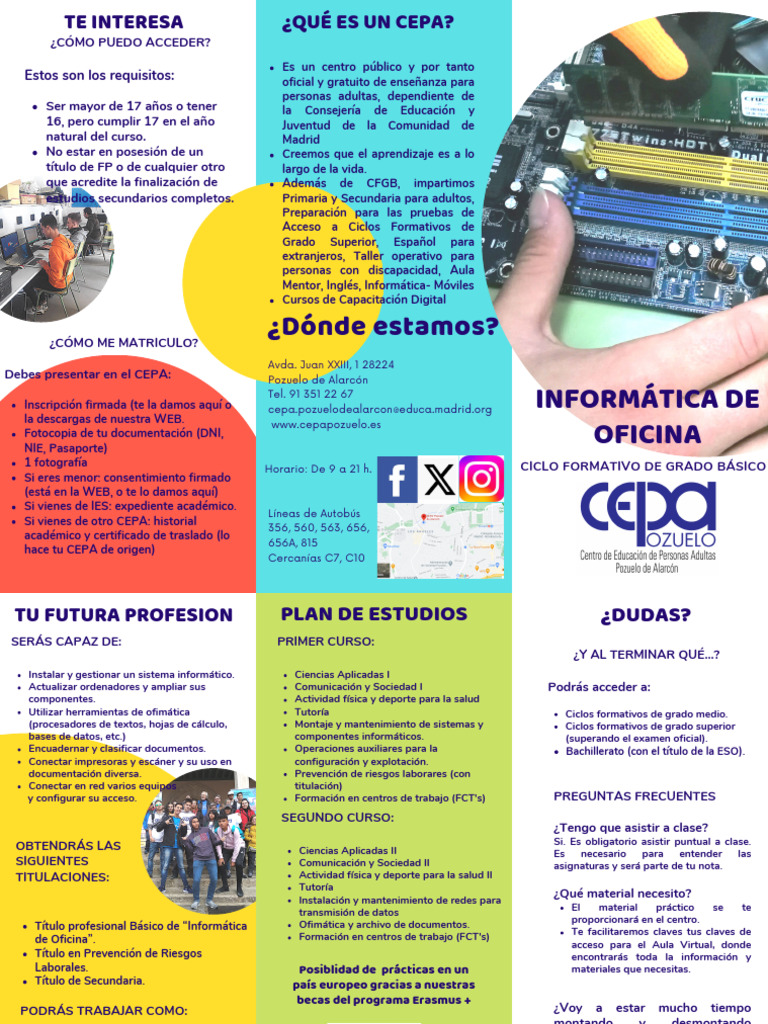 Triptico CFGB | PDF | Informática