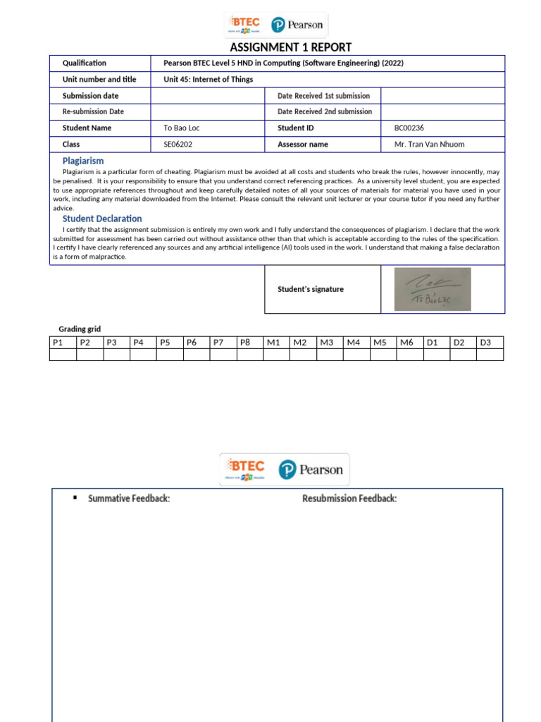IoT Assignment 1 Report Overview | PDF | Internet Of Things | Cloud ...