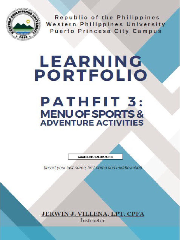 Sports Portfolio: Goals & Skills Overview | PDF