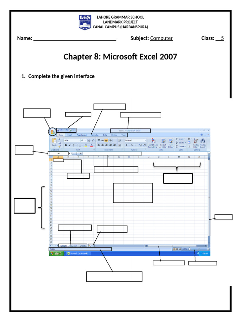 WS - 2 of CH 8 - Excel | PDF