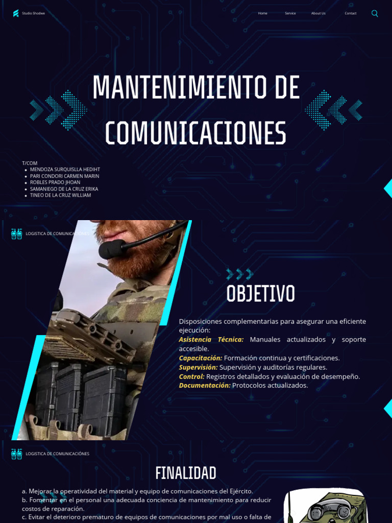 Blue Futuristic Technology Presentation | PDF | Logística