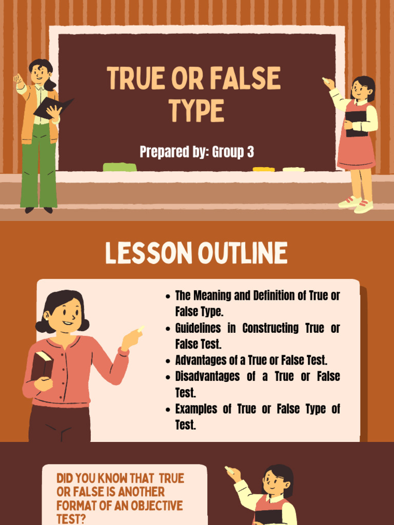 True or False Test | PDF | Cognitive Science | Cognition