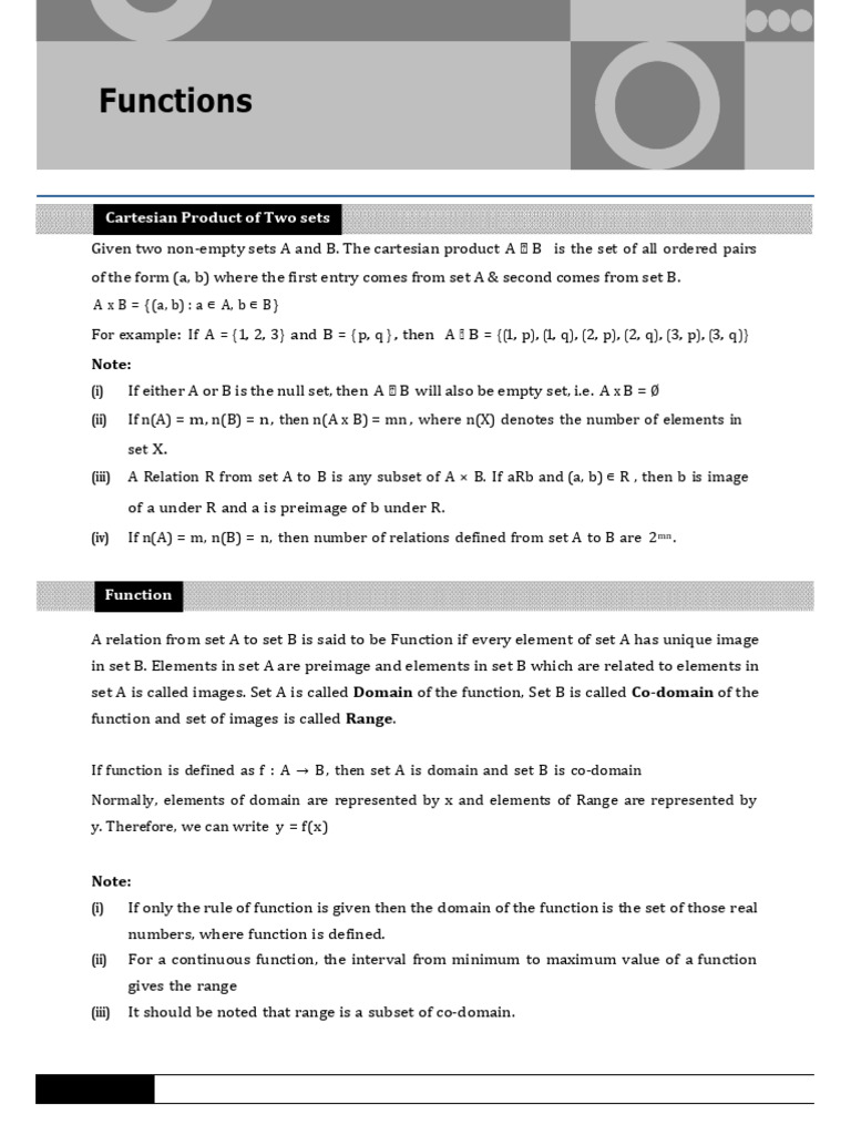 PNC, Prob, Stat, Fun 2 (1) | PDF | Function (Mathematics ...