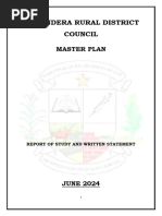 Marondera RDC Adopted Masterplan (2024 - To 2034 or So) | PDF ...