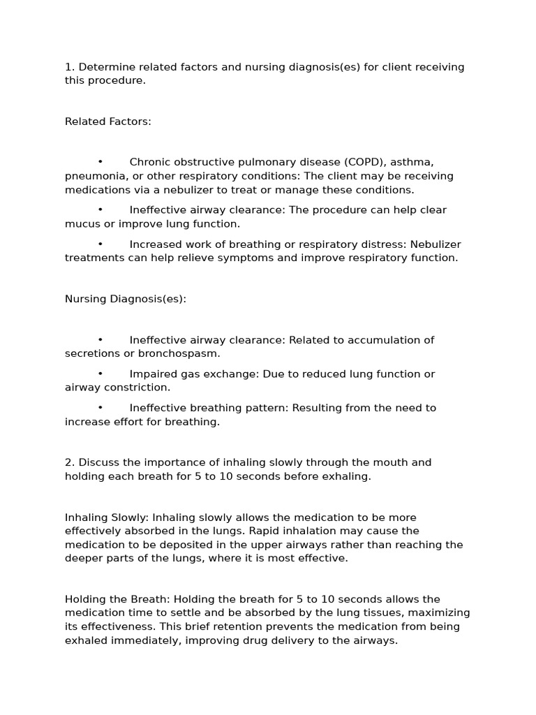 Lab Workbook - Assignment 8 Respiratory | PDF | Breathing | Respiratory ...