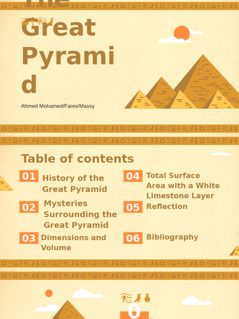 Great Pyramid of Giza: History & Facts | PDF | Egyptian Pyramids