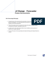 Impact of Change Forecaster Documentation