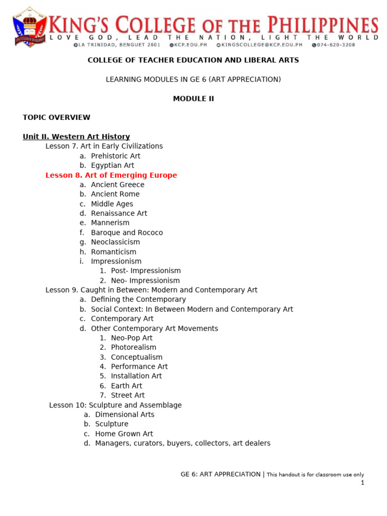 Western Art History Overview | PDF | Impressionism | Baroque Music