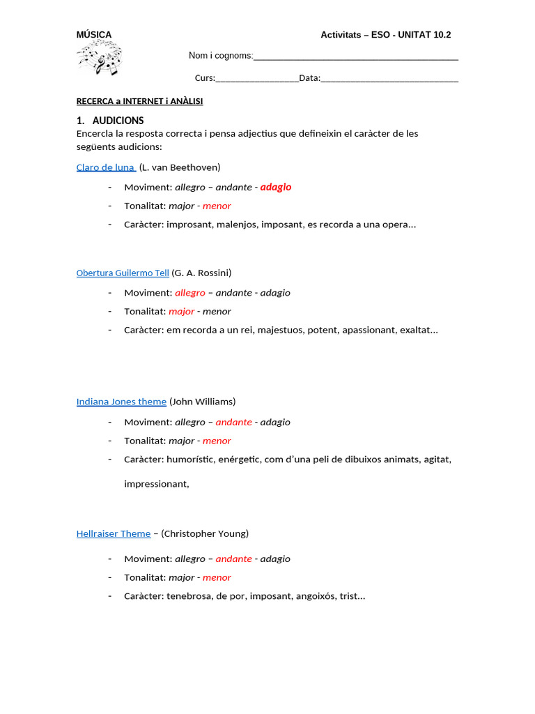 UNITAT 10 - Activitat 2 | PDF