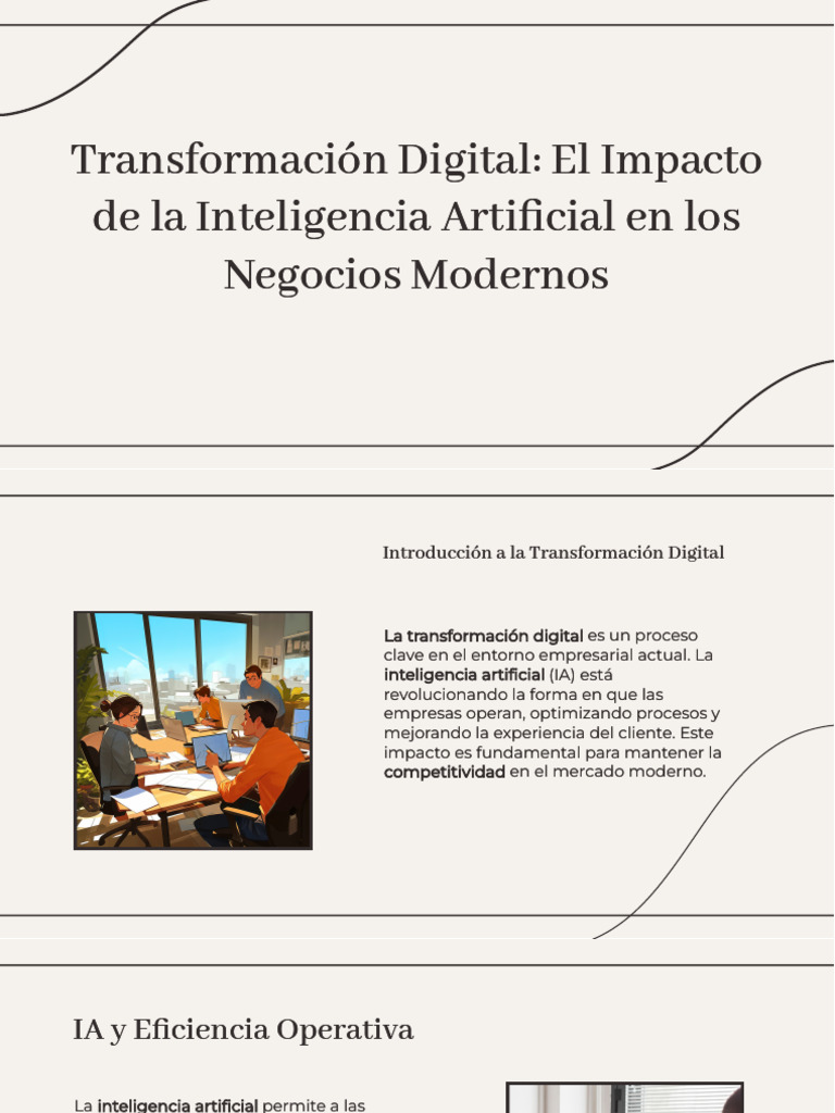 Slidesgo Transformacion Digital El Impacto de La Inteligencia ...