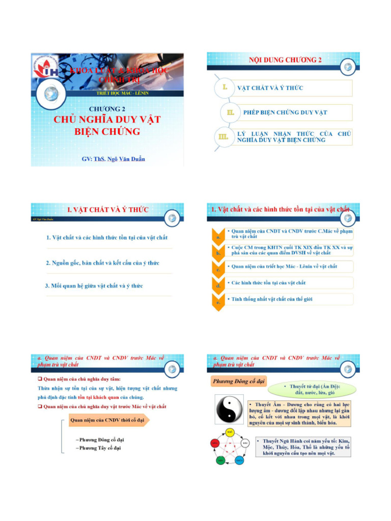 Chuong 2 - Triet Hoc - LMS - 2025 | PDF