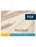 Pagsulat