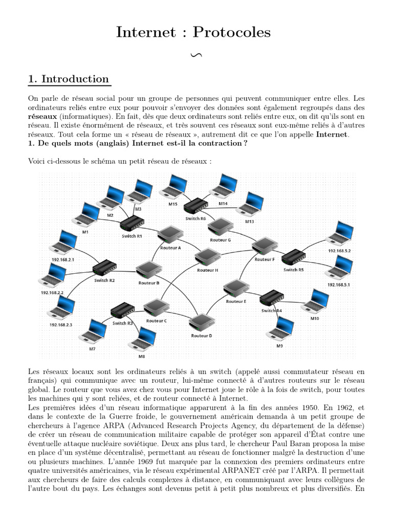 Protocoles Internet : IP et TCP expliqués | PDF | l'Internet ...