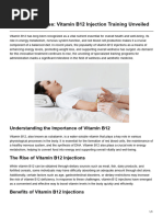 deal b12 injection The Benefits of Vitamin B12 Shots from Arizona IV Medics in Phoenix