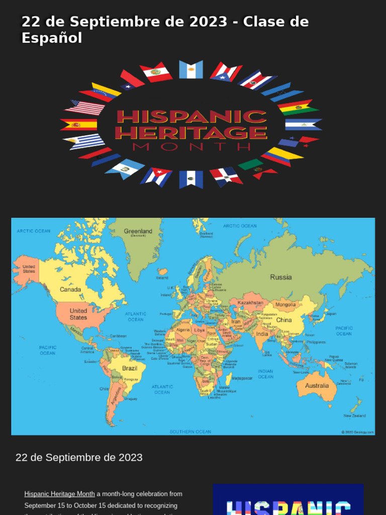 Week 8 From Sep 18 - Sep 22 | PDF | Spanish Language | Latin American ...