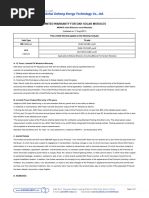 Solar PV Module Warranty | PDF