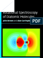 Rotational Spectroscopy of Diatomic Molecules, Brown J, CUP 2003