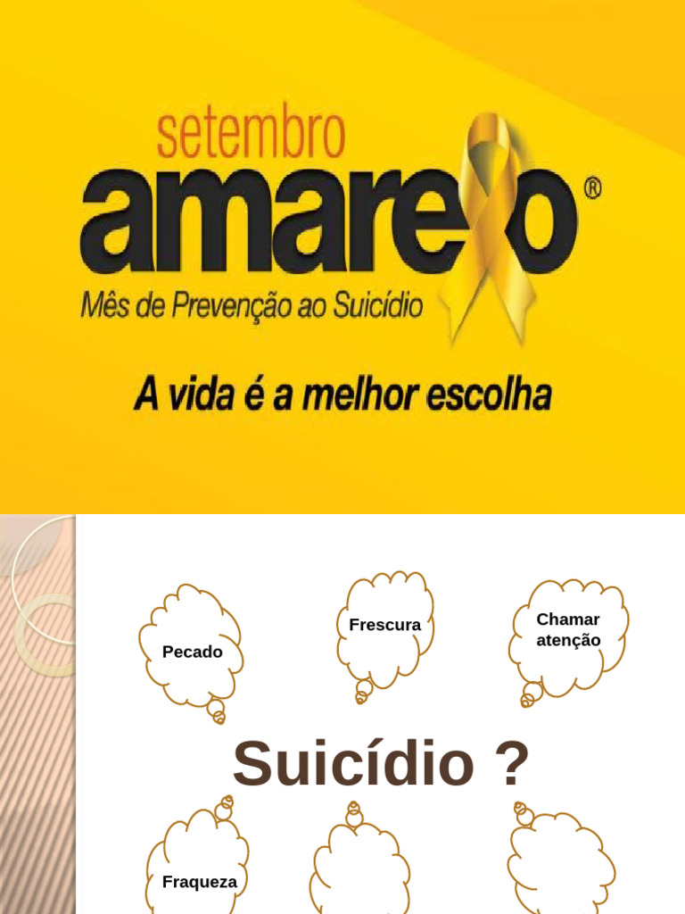 Setembro Amarelo 2022 | PDF | Suicídio | Depressão