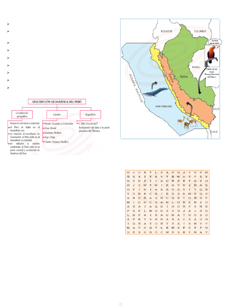 Geografía Del Perú | PDF | Perú | Andes