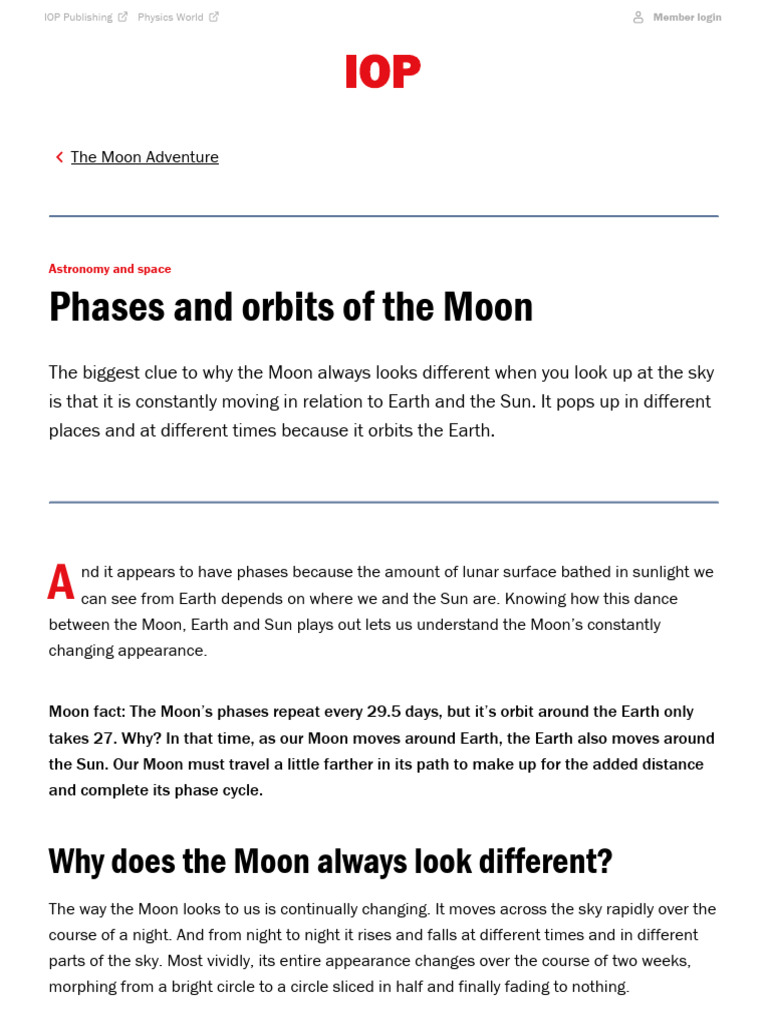 Understanding Moon Phases and Orbits | PDF | Moon | Earth