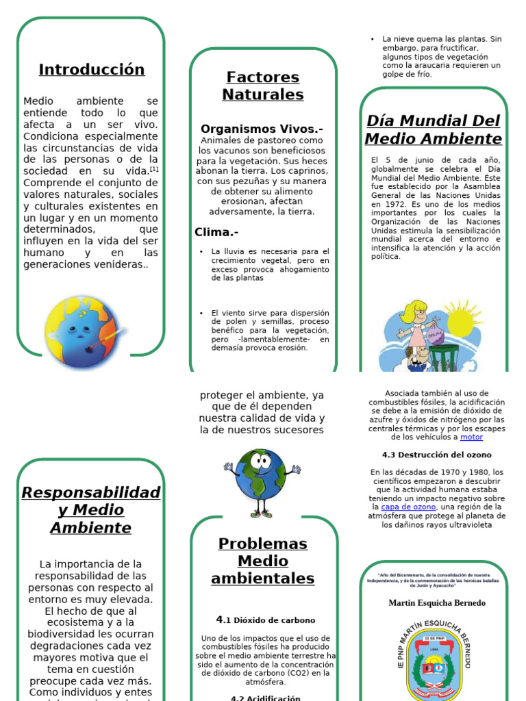 Impacto del Medio Ambiente en la Vida | PDF | Entorno natural | Naturaleza
