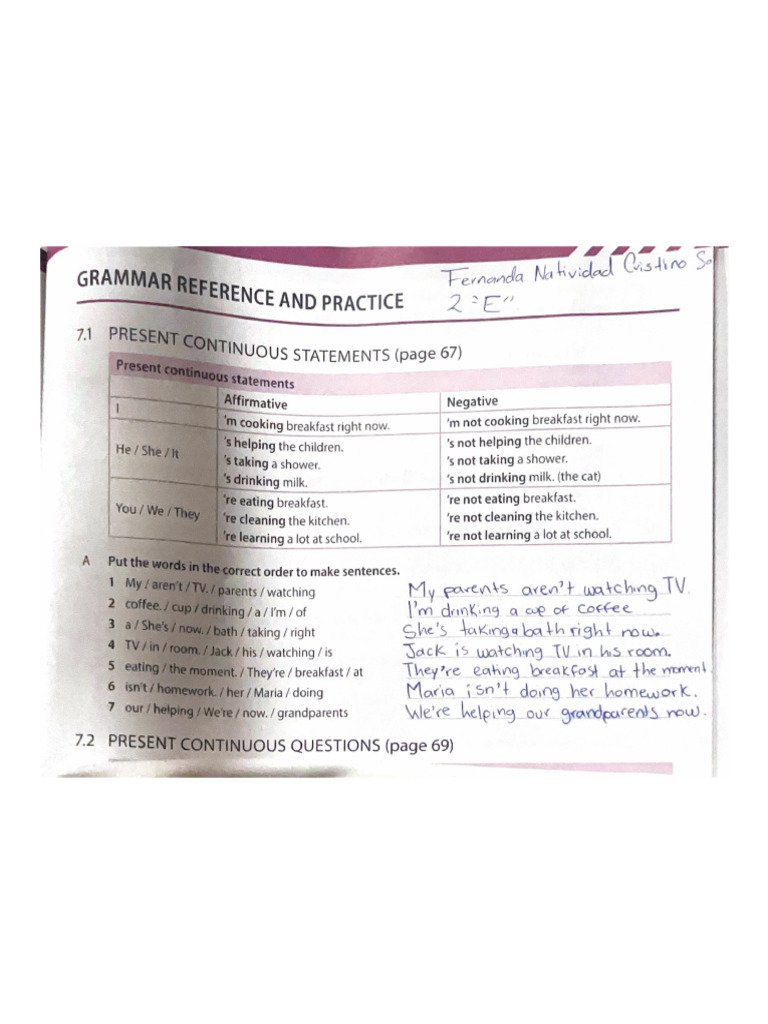 Grammar Reference and Practice | PDF