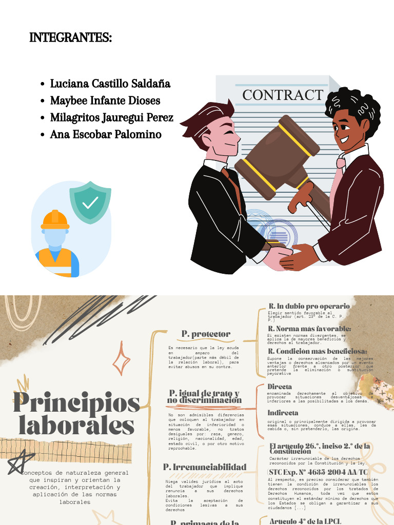 Principios Laborales y Legalidad | PDF | Derecho laboral | Justicia